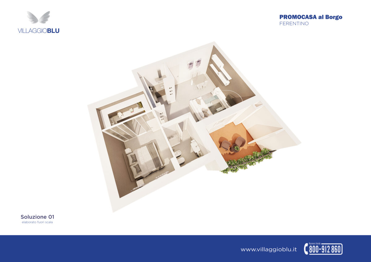 4 - SCHEDA PROMOCASA 29.7X21 APP. 01 - VISTA PROSP. 1